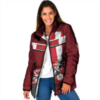 Personalized Denmark Cycling Padded Jacket Sporty Style Red - Wonder Print Shop