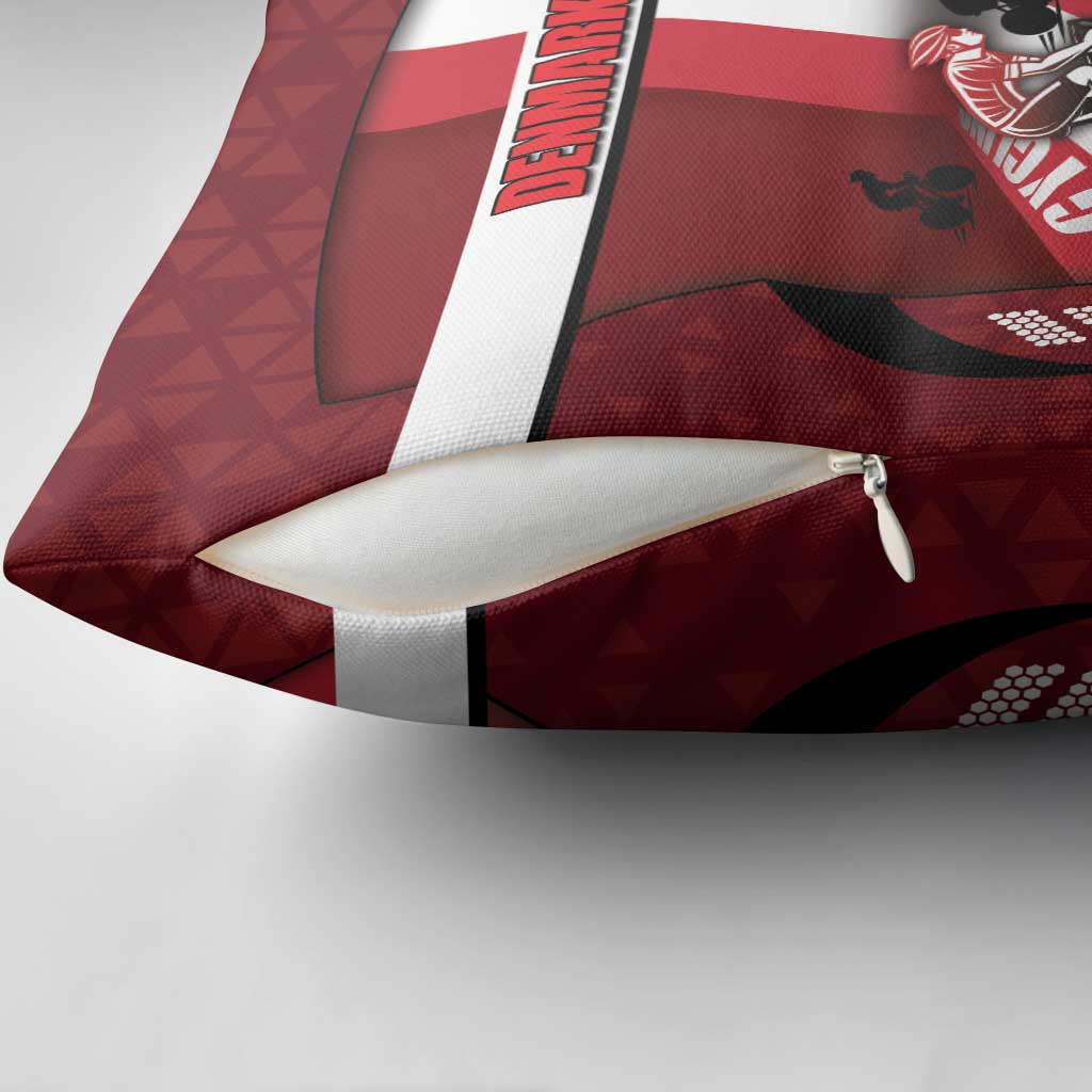 Denmark Cycling Pillow Cover Sporty Style Red - Wonder Print Shop