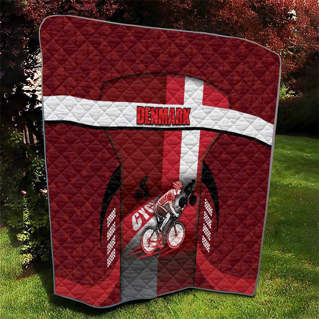 Denmark Cycling Quilt Sporty Style Red - Wonder Print Shop