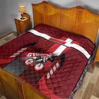 Denmark Cycling Quilt Sporty Style Red - Wonder Print Shop