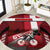 Denmark Cycling Round Carpet Sporty Style Red - Wonder Print Shop