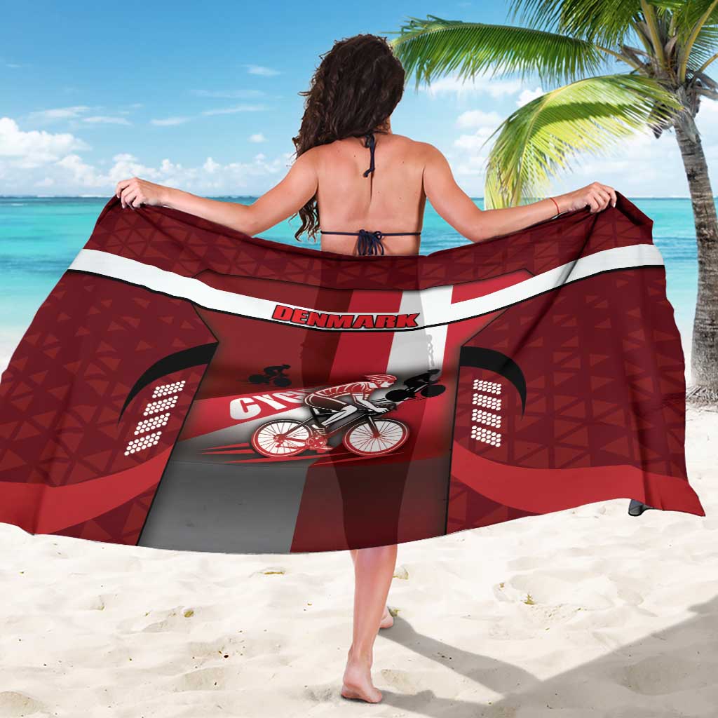Denmark Cycling Sarong Sporty Style Red - Wonder Print Shop