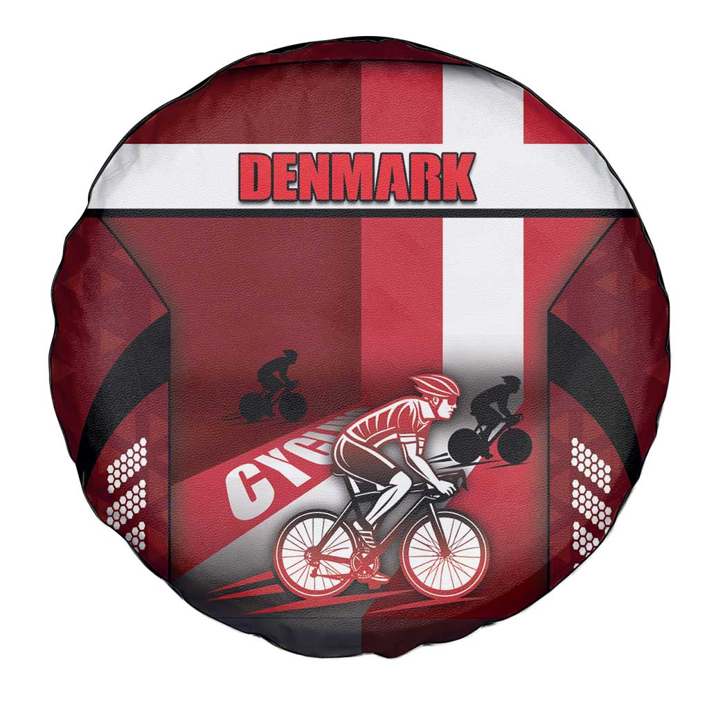 Denmark Cycling Spare Tire Cover Sporty Style Red - Wonder Print Shop