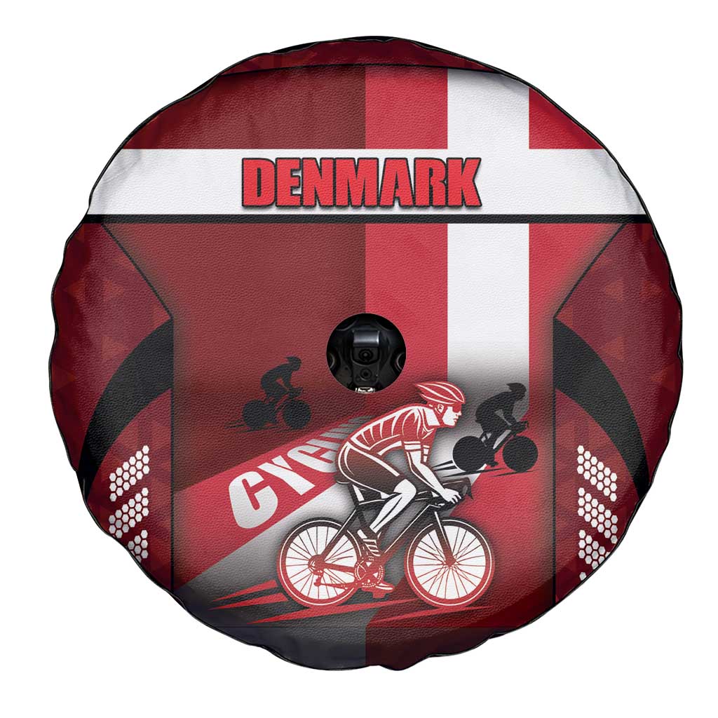 Denmark Cycling Spare Tire Cover Sporty Style Red - Wonder Print Shop