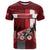 Personalized Denmark Cycling T Shirt Sporty Style Red - Wonder Print Shop