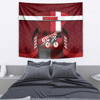 Denmark Cycling Tapestry Sporty Style Red - Wonder Print Shop