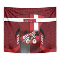 Denmark Cycling Tapestry Sporty Style Red - Wonder Print Shop