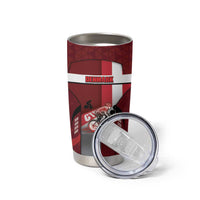 Personalized Denmark Cycling Tumbler Cup Sporty Style Red - Wonder Print Shop