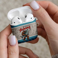 Bigfoot Fishing Christmas AirPods Case Funny Style - Wonder Print Shop
