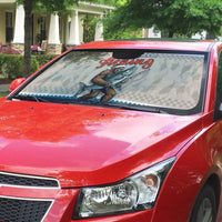 Bigfoot Fishing Christmas Auto Sun Shade Funny Style - Wonder Print Shop