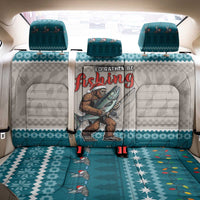 Bigfoot Fishing Christmas Back Car Seat Cover Funny Style - Wonder Print Shop