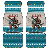 Bigfoot Fishing Christmas Car Mats Funny Style - Wonder Print Shop