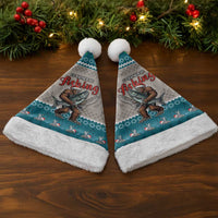 Fishing Christmas Santa Hat Bigfoot Xmas Funny Style - Wonder Print Shop