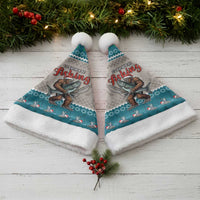 Fishing Christmas Santa Hat Bigfoot Xmas Funny Style - Wonder Print Shop