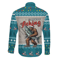 Bigfoot Fishing Christmas Family Matching Tank Maxi Dress and Hawaiian Shirt Funny Style - Wonder Print Shop