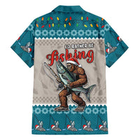 Bigfoot Fishing Christmas Hawaiian Shirt Funny Style - Wonder Print Shop