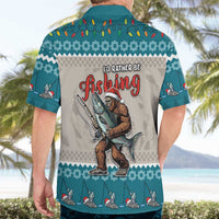 Bigfoot Fishing Christmas Hawaiian Shirt Funny Style - Wonder Print Shop