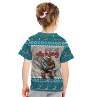 Bigfoot Fishing Christmas Kid T Shirt Funny Style - Wonder Print Shop