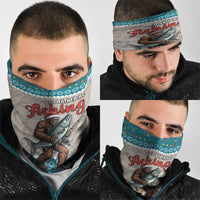 Bigfoot Fishing Christmas Neck Gaiter Funny Style - Wonder Print Shop