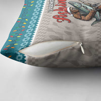 Bigfoot Fishing Christmas Pillow Cover Funny Style - Wonder Print Shop