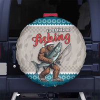 Bigfoot Fishing Christmas Spare Tire Cover Funny Style - Wonder Print Shop