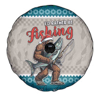 Bigfoot Fishing Christmas Spare Tire Cover Funny Style - Wonder Print Shop
