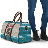 Bigfoot Fishing Christmas Travel Bag Funny Style - Wonder Print Shop
