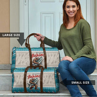 Bigfoot Fishing Christmas Travel Bag Funny Style - Wonder Print Shop