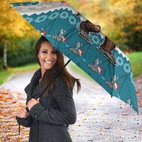 Bigfoot Fishing Christmas Umbrella Funny Style - Wonder Print Shop