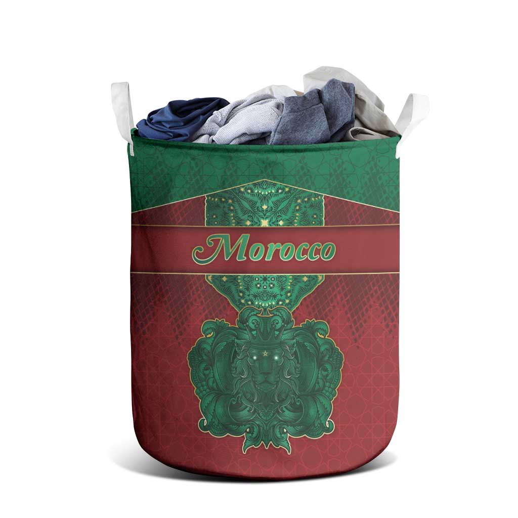 Morocco Laundry Basket Royal Lion Islam Patterns - Wonder Print Shop