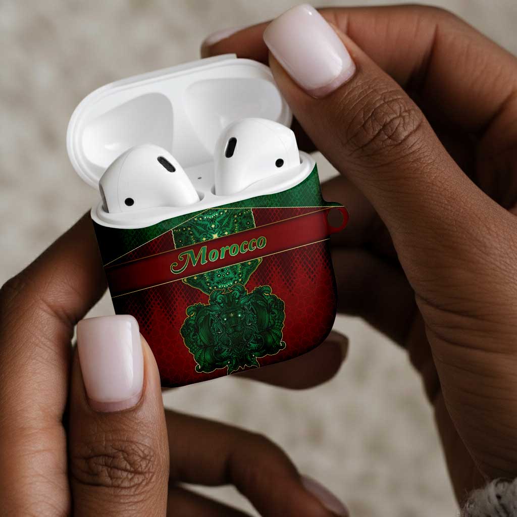 Morocco AirPods Case Royal Lion Islam Patterns - Wonder Print Shop
