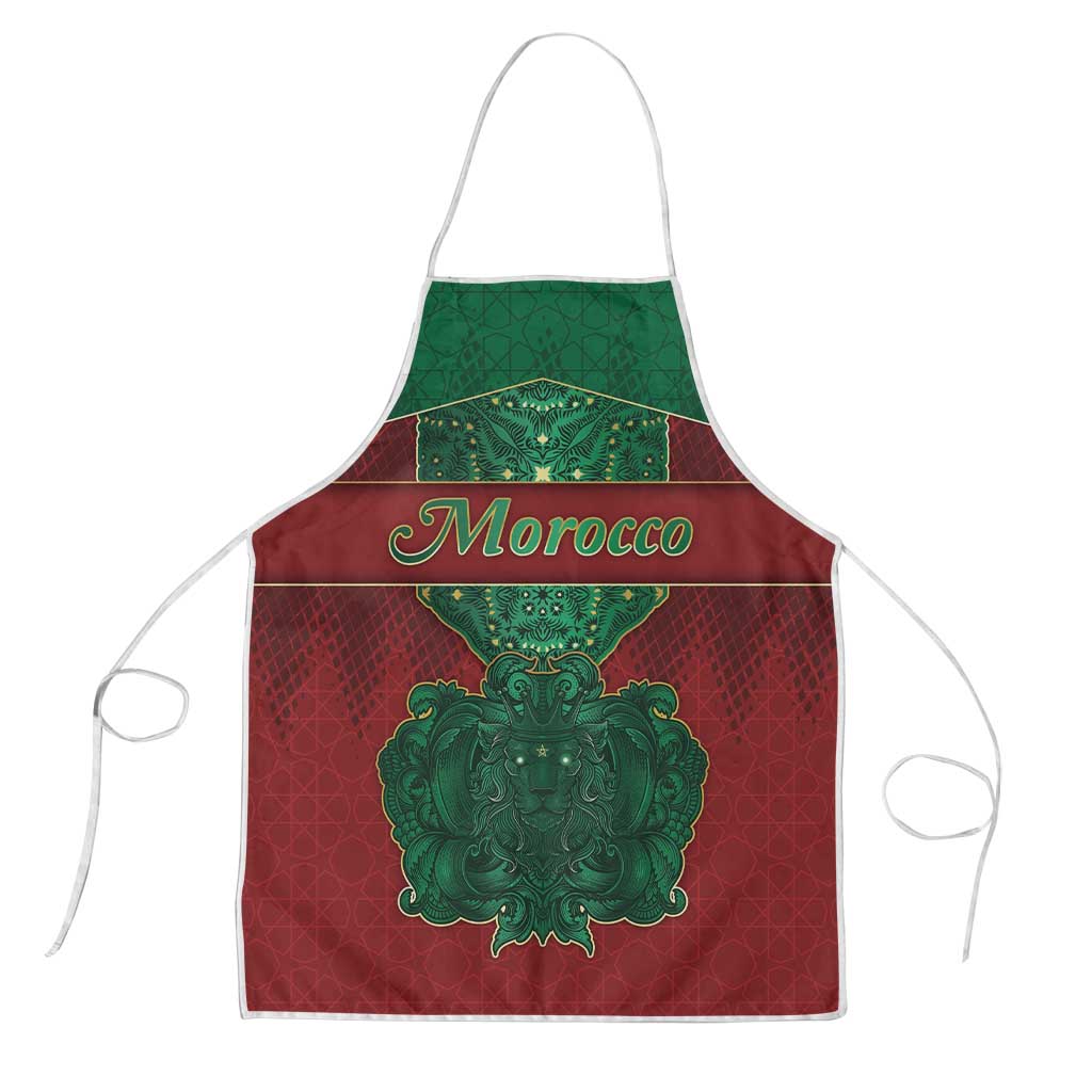 Morocco Apron Royal Lion Islam Patterns - Wonder Print Shop
