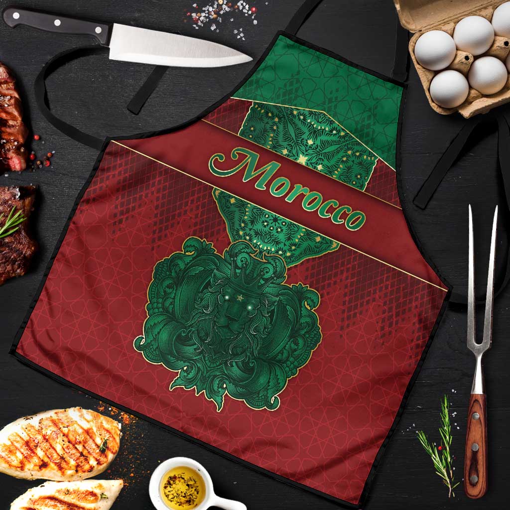 Morocco Apron Royal Lion Islam Patterns - Wonder Print Shop