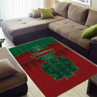 Morocco Area Rug Royal Lion Islam Patterns - Wonder Print Shop