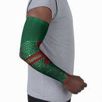 Personalized Morocco Arm Sleeves Royal Lion Islam Patterns - Wonder Print Shop