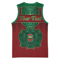 Personalized Morocco Basketball Jersey Royal Lion Islam Patterns - Wonder Print Shop