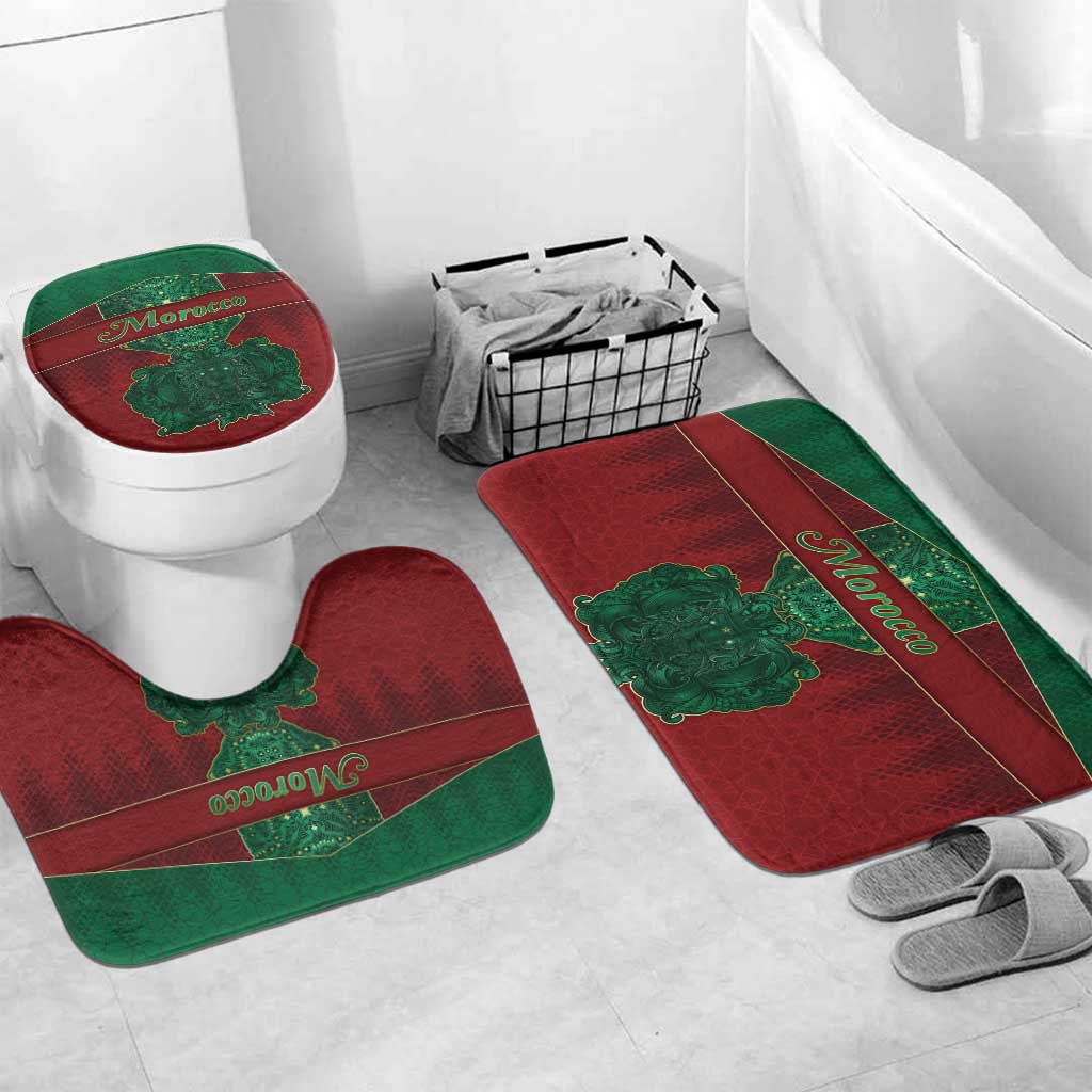 Morocco Bathroom Set Royal Lion Islam Patterns - Wonder Print Shop