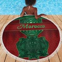 Morocco Beach Blanket Royal Lion Islam Patterns - Wonder Print Shop