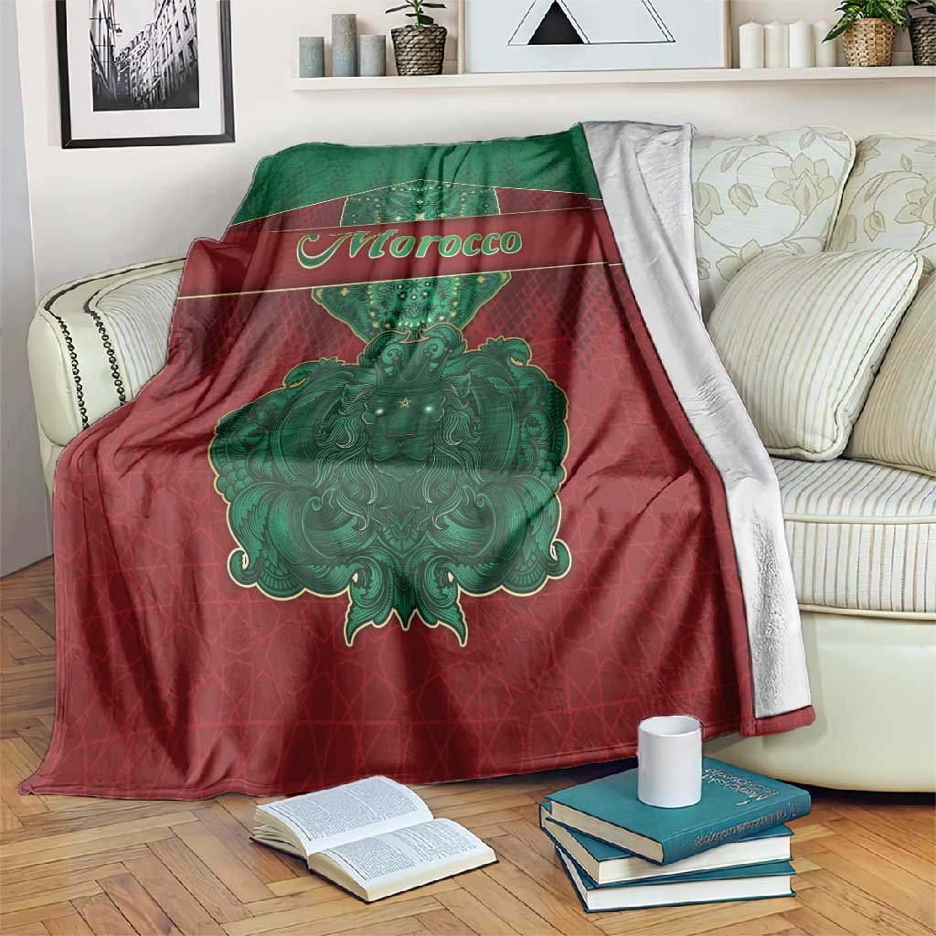 Morocco Blanket Royal Lion Islam Patterns - Wonder Print Shop