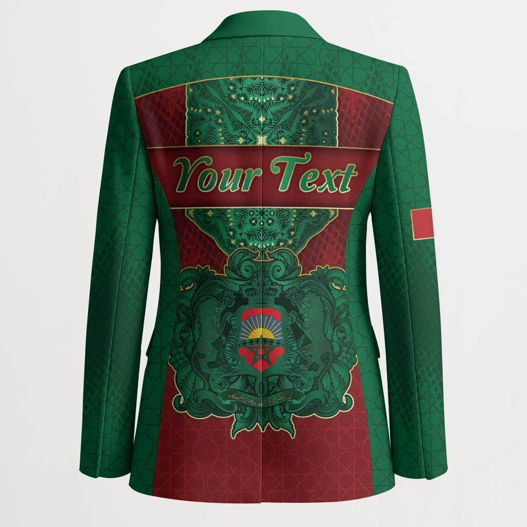 Personalized Morocco Blazer Royal Lion Islam Patterns - Wonder Print Shop