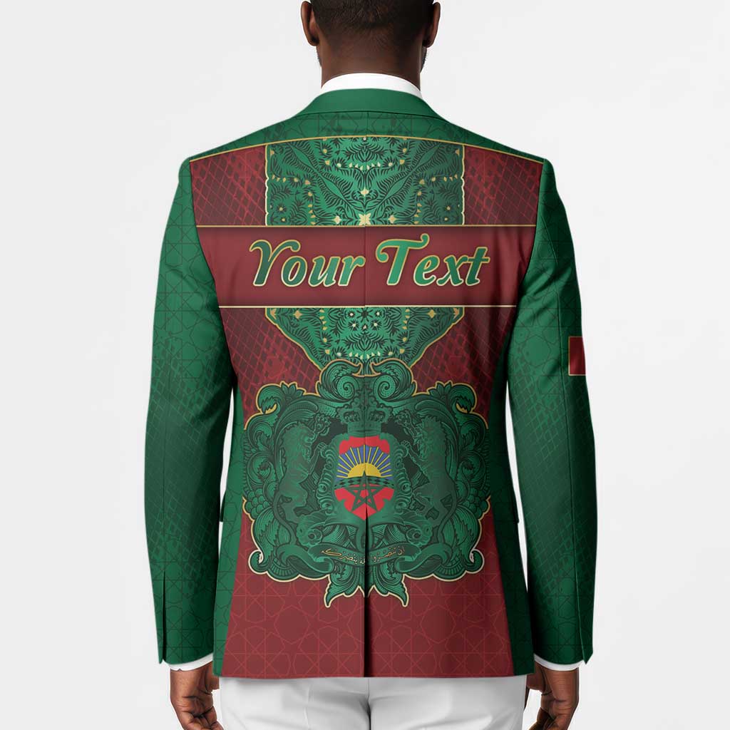 Personalized Morocco Blazer Royal Lion Islam Patterns - Wonder Print Shop