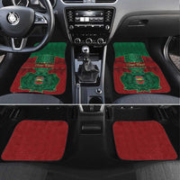 Personalized Morocco Car Mats Royal Lion Islam Patterns - Wonder Print Shop