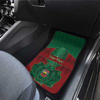 Personalized Morocco Car Mats Royal Lion Islam Patterns - Wonder Print Shop