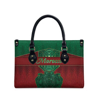 Morocco Leather Bag Royal Lion Islam Patterns - Wonder Print Shop