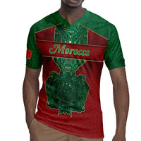 Personalized Morocco Rugby Jersey Royal Lion Islam Patterns - Wonder Print Shop