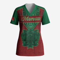 Personalized Morocco Scrub Top Royal Lion Islam Patterns - Wonder Print Shop