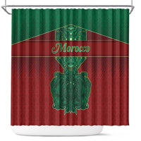 Morocco Shower Curtain Royal Lion Islam Patterns - Wonder Print Shop
