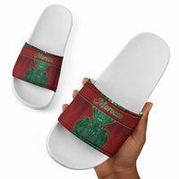 Morocco Slide Sandals Royal Lion Islam Patterns - Wonder Print Shop