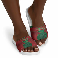 Morocco Slide Sandals Royal Lion Islam Patterns - Wonder Print Shop