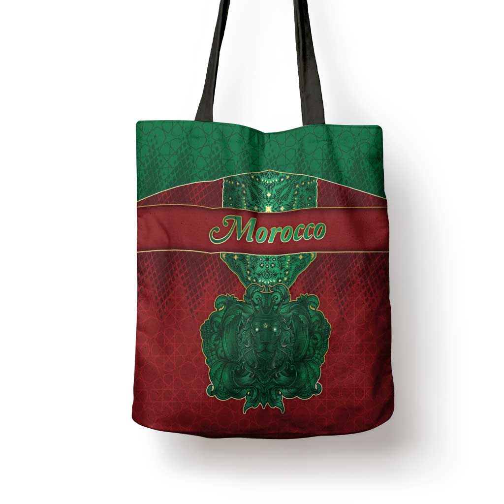Morocco Tote Bag Royal Lion Islam Patterns - Wonder Print Shop